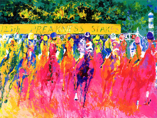 125th  Preakness Stakes LeRoy Neiman Originals 702-222-2221