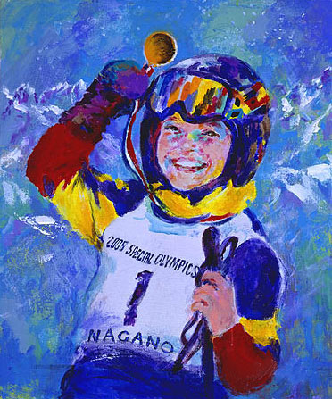 2005 Special Olympics, Nagano LeRoy Neiman Originals 702-222-2221