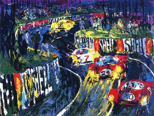 24 Hours Of Lemans LeRoy Neiman Originals 702-222-2221