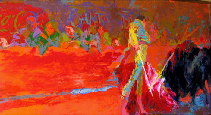 Bull Fighter LeRoy Neiman Originals 702-222-2221