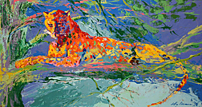 Kenya Leopard LeRoy Neiman Originals 702-222-2221