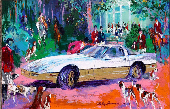 Rendezvous a la Corvette LeRoy Neiman Originals 702-222-2221