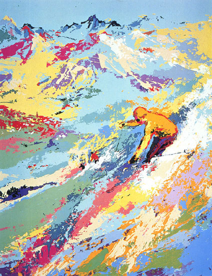 Alpine Skiing LeRoy Neiman Originals 702-222-2221