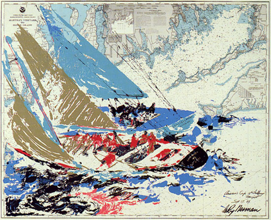 Americas Cup LeRoy Neiman Originals 702-222-2221