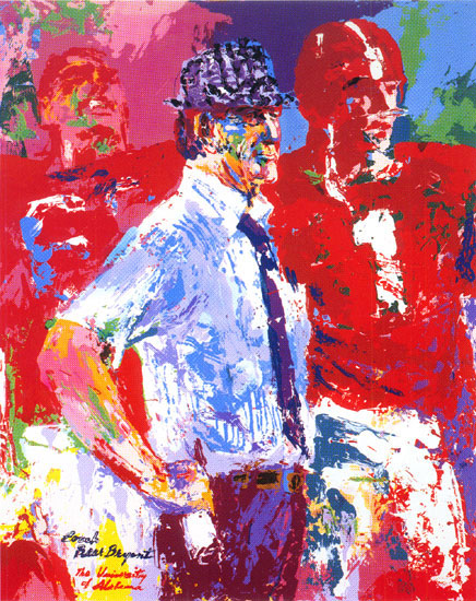 Bear Bryant LeRoy Neiman Originals 702-222-2221