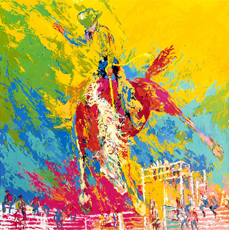 Bucking Bronc LeRoy Neiman Originals 702-222-2221