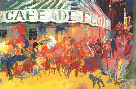 Caf De Flore II LeRoy Neiman Originals 702-222-2221