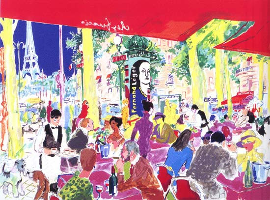 Chez Francais LeRoy Neiman Originals 702-222-2221