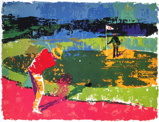 Chipping On LeRoy Neiman Originals 702-222-2221