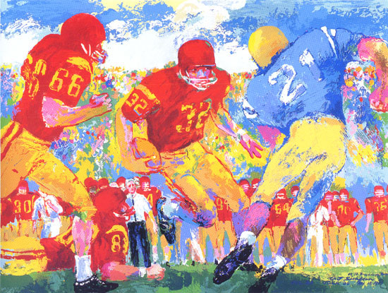 Cross-Town Rivalry, 1967 LeRoy Neiman Originals 702-222-2221