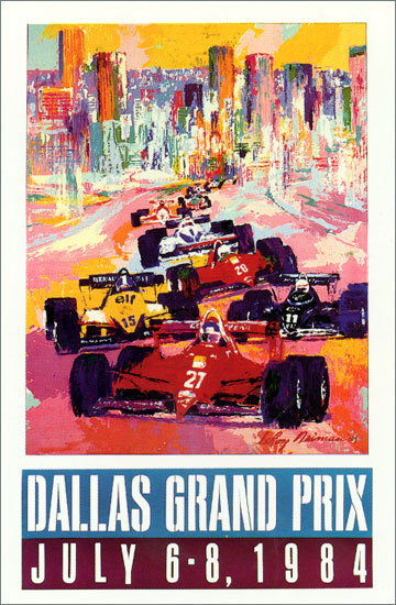 Dallas Grand Prix LeRoy Neiman Originals 702-222-2221