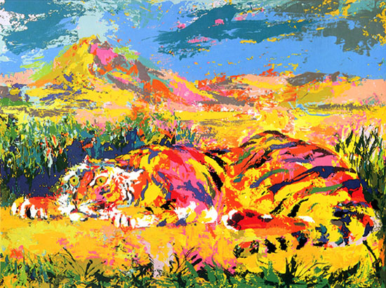 Delacroixs Tiger LeRoy Neiman Originals 702-222-2221