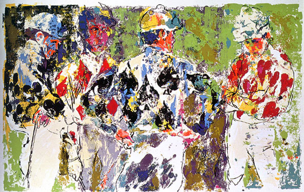 Four Jockeys LeRoy Neiman Originals 702-222-2221