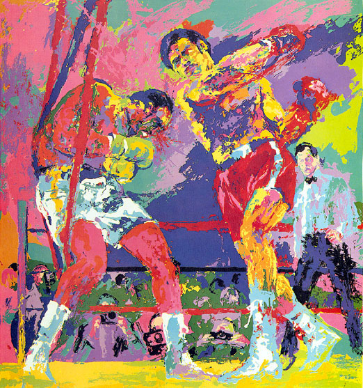 Frazier  Foreman  Jamaica LeRoy Neiman Originals 702-222-2221