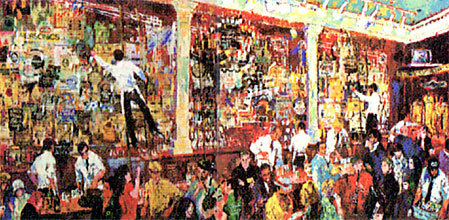 F.X. McRorys Whiskey Bar LeRoy Neiman Originals 702-222-2221