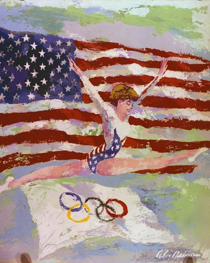 Mary Lou Retton LeRoy Neiman Originals 702-222-2221