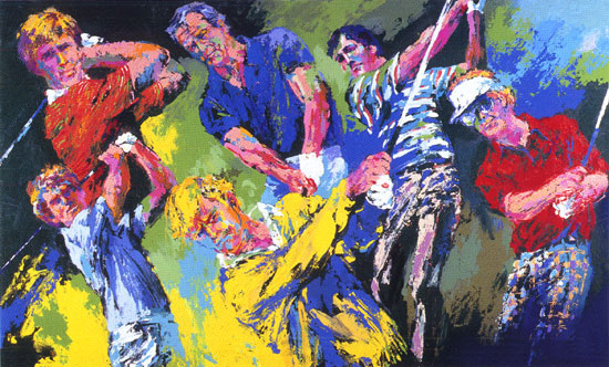 Golf  Winners LeRoy Neiman Originals 702-222-2221