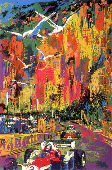 Grand Prix De Monaco LeRoy Neiman Originals 702-222-2221