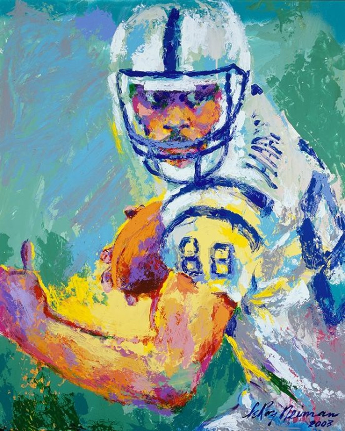 Portrait of Marvin Harrison LeRoy Neiman Originals 702-222-2221