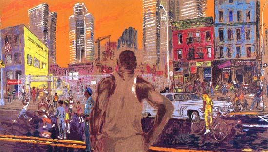 Harlem Streets LeRoy Neiman Originals 702-222-2221