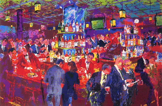 Harrys Wall Street Bar LeRoy Neiman Originals 702-222-2221