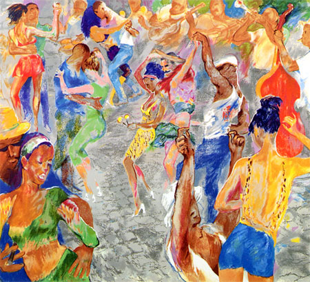 Havana Rhythm LeRoy Neiman Originals 702-222-2221