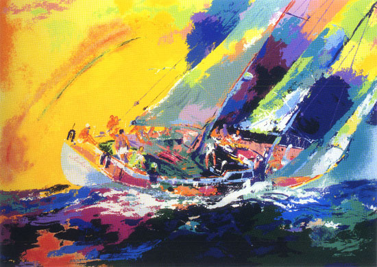 Hawaiian Sailing LeRoy Neiman Originals 702-222-2221