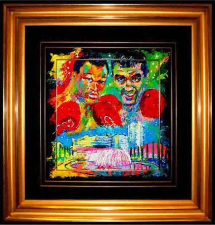 Holmes vs Cooney LeRoy Neiman Originals 702-222-2221