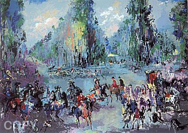 Hunt Rendezvous (Homage To Oudry) LeRoy Neiman Originals 702-222-2221