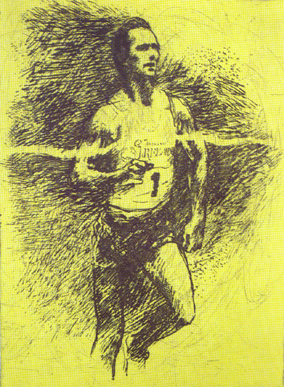 Indoor Miler, Eamon Coughlin LeRoy Neiman Originals 702-222-2221