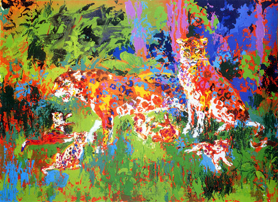 Jaguar Family LeRoy Neiman Originals 702-222-2221