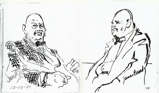 James Beard, The Chef LeRoy Neiman Originals 702-222-2221