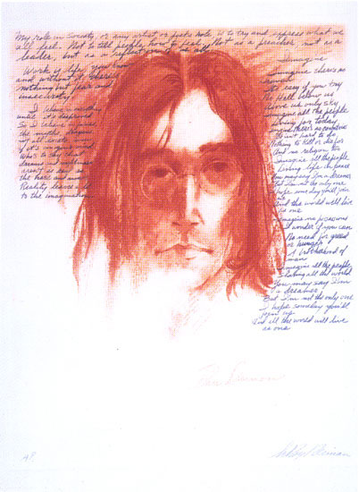 John Lennon  Imagine LeRoy Neiman Originals 702-222-2221