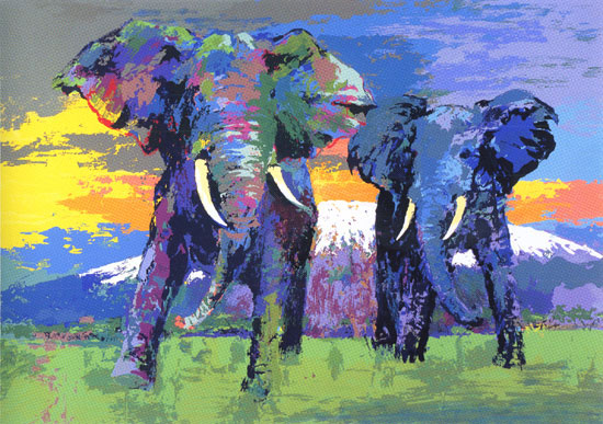 Kilimanjaro Bulls LeRoy Neiman Originals 702-222-2221