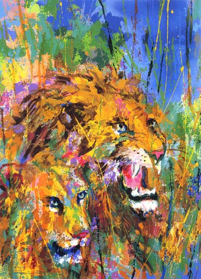 Lions LeRoy Neiman Originals 702-222-2221