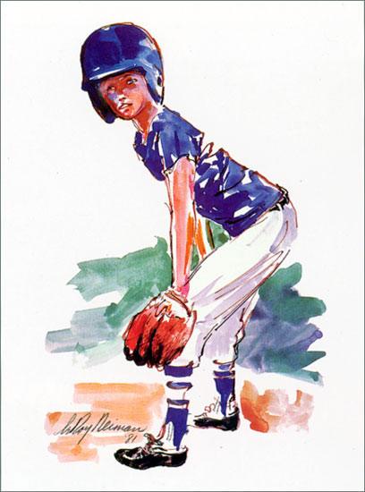 Little Fielder LeRoy Neiman Originals 702-222-2221