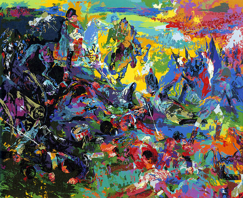 Napoleon At Waterloo LeRoy Neiman Originals 702-222-2221