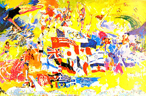 Neimans Montreal 76 LeRoy Neiman Originals 702-222-2221