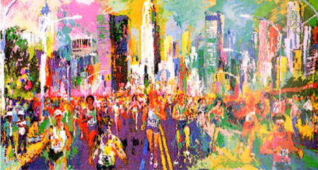 New York Marathon LeRoy Neiman Originals 702-222-2221