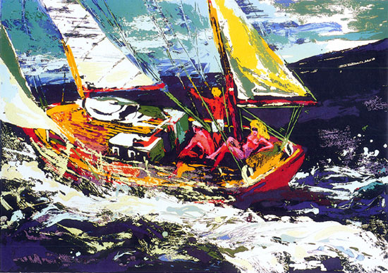 North Seas Sailing LeRoy Neiman Originals 702-222-2221