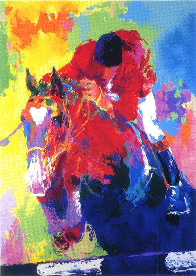 Olympic Jumper LeRoy Neiman Originals 702-222-2221