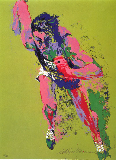 Olympic Runner LeRoy Neiman Originals 702-222-2221