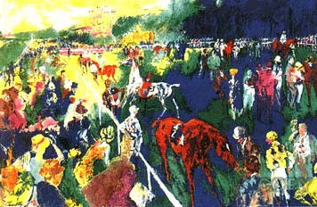 Paddock At Chantilly LeRoy Neiman Originals 702-222-2221