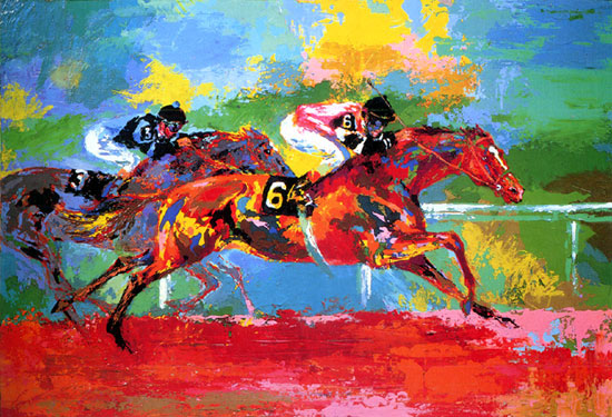 Race Of The Year LeRoy Neiman Originals 702-222-2221