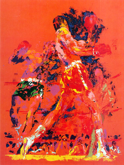 Red Boxers LeRoy Neiman Originals 702-222-2221