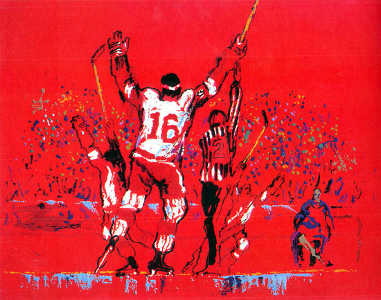 Red Goal LeRoy Neiman Originals 702-222-2221