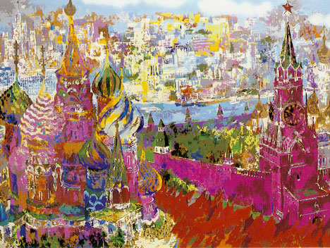 Red Square Panorama LeRoy Neiman Originals 702-222-2221