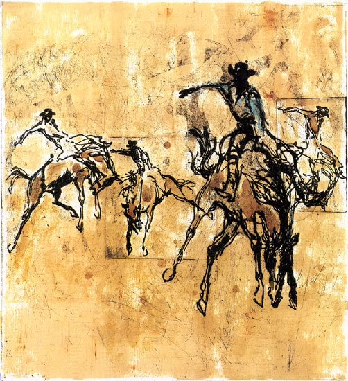 Rodeo LeRoy Neiman Originals 702-222-2221