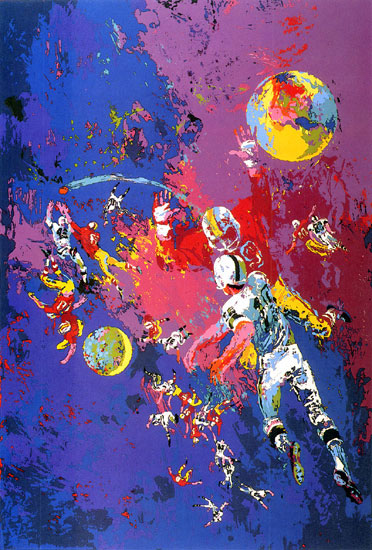 Satellite Football LeRoy Neiman Originals 702-222-2221