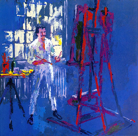 Self Portrait LeRoy Neiman Originals 702-222-2221